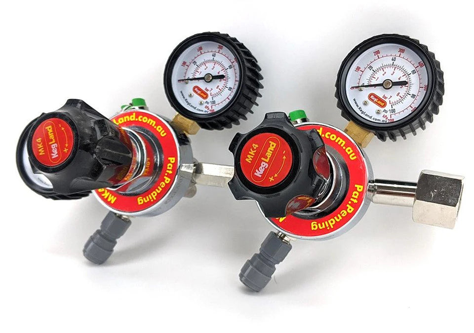 Kegland MK4 Dual Pressure Type 30 CO2 Regulator