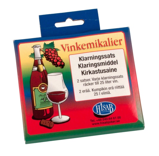 KLARNINGSSATS  2-P  PINPAC