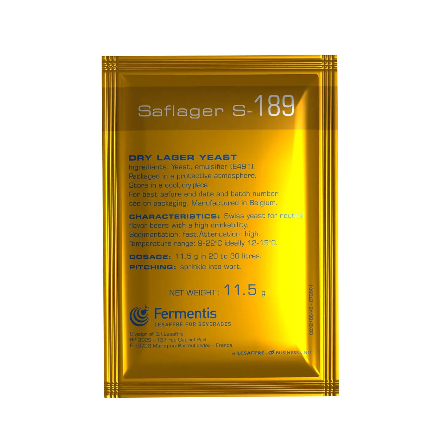 Fermentis Saflager S-189, 11,5 g