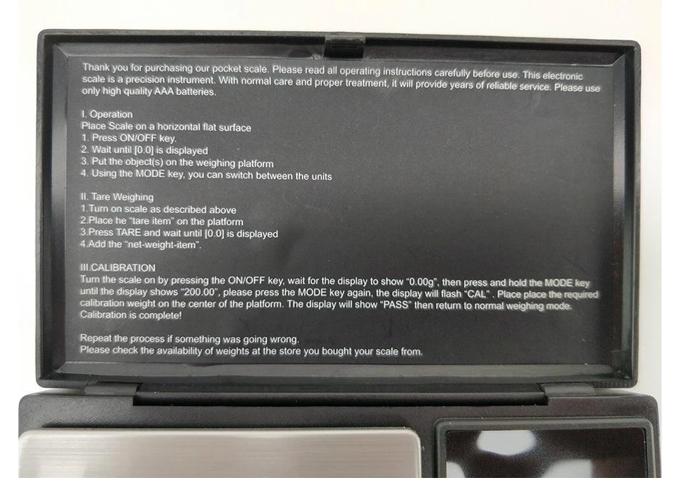 Kegland Electronic Pocket Scale 0,1g-1kg - Fickvåg